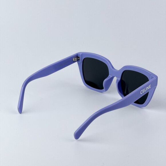 Celine MONOCHROMS Women  BRAND NEW Sunglasses Lilac Grey Geometric CL40198F 78A - Picture 6 of 11
